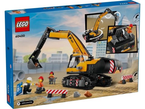 LEGO City 60420 Żółta koparka LEGO City 60420 Żółta koparka