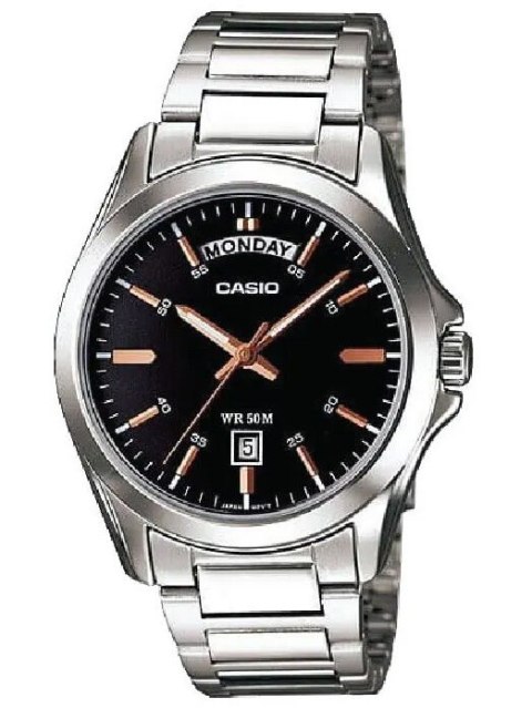 ZEGAREK MĘSKI CASIO MTP-1370D 1A2V (zd025a) + BOX ZEGAREK MĘSKI CASIO MTP-1370D 1A2V (zd025a) + BOX