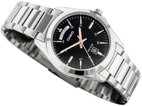 ZEGAREK MĘSKI CASIO MTP-1370D 1A2V (zd025a) + BOX ZEGAREK MĘSKI CASIO MTP-1370D 1A2V (zd025a) + BOX