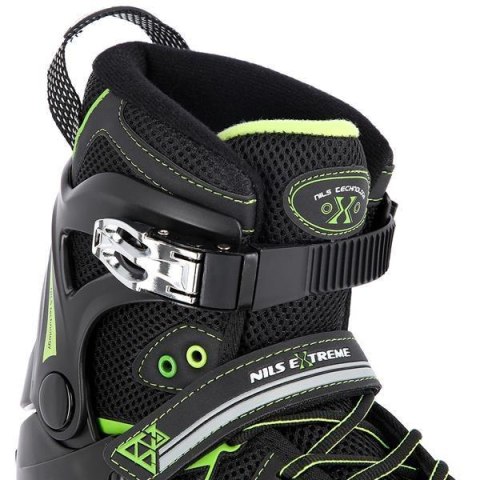NA9022 CZARNO/ZIELONE ROZM 39 ŁYŻWOROLKI NILS EXTREME NA9022 CZARNO/ZIELONE ROZM 39 ŁYŻWOROLKI NILS EXTREME