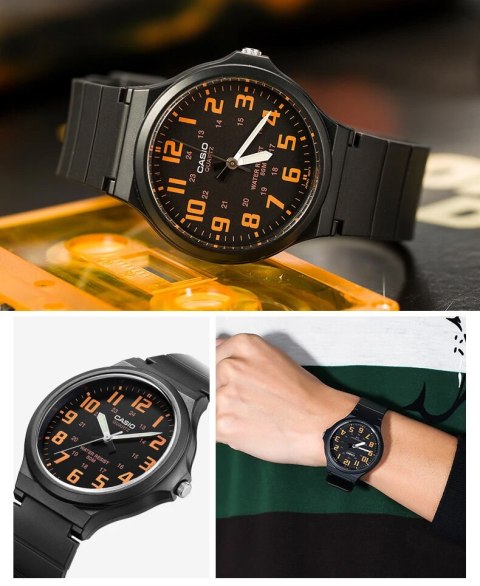 ZEGAREK MĘSKI CASIO MW-240-4B (zd166f) - KLASYKA + BOX ZEGAREK MĘSKI CASIO MW-240-4B (zd166f) - KLASYKA + BOX