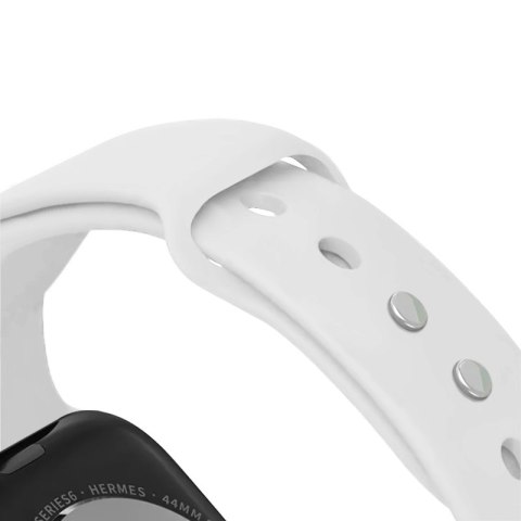Crong Liquid - Pasek do Apple Watch 38/40/41/42 mm (biały) Crong Liquid - Pasek do Apple Watch 38/40/41/42 mm (biały)