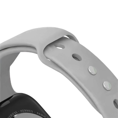Crong Liquid - Pasek do Apple Watch 44/45/46/49 mm (szary) Crong Liquid - Pasek do Apple Watch 44/45/46/49 mm (szary)
