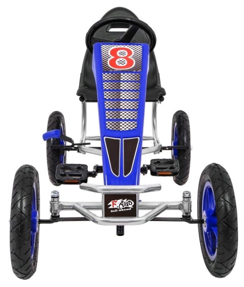 Gokart Full Ahead AIR na pedały dla dzieci 3+ Niebieski + Regulacja siedziska + Pompowane koła + Hamulec ręczny Gokart Full Ahead AIR na pedały dla dzieci 3+ Niebieski + Regulacja siedziska + Pompowane koła + Hamulec ręczny