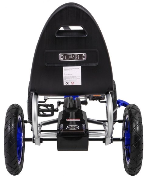 Gokart Full Ahead AIR na pedały dla dzieci 3+ Niebieski + Regulacja siedziska + Pompowane koła + Hamulec ręczny Gokart Full Ahead AIR na pedały dla dzieci 3+ Niebieski + Regulacja siedziska + Pompowane koła + Hamulec ręczny