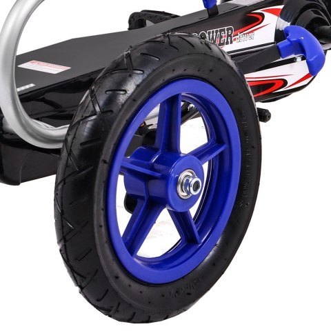 Gokart Full Ahead AIR na pedały dla dzieci 3+ Niebieski + Regulacja siedziska + Pompowane koła + Hamulec ręczny Gokart Full Ahead AIR na pedały dla dzieci 3+ Niebieski + Regulacja siedziska + Pompowane koła + Hamulec ręczny