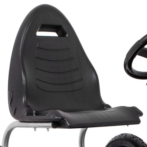 Gokart Full Ahead AIR na pedały dla dzieci 3+ Niebieski + Regulacja siedziska + Pompowane koła + Hamulec ręczny Gokart Full Ahead AIR na pedały dla dzieci 3+ Niebieski + Regulacja siedziska + Pompowane koła + Hamulec ręczny