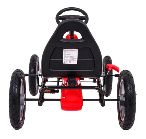 Gokart STAR na pedały dla dzieci 3+ Czerwony + Regulacja siedzenia + Pompowane koła Gokart STAR na pedały dla dzieci 3+ Czerwony + Regulacja siedzenia + Pompowane koła