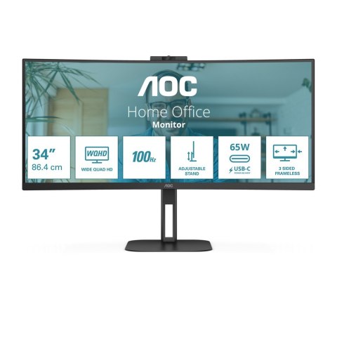 MONITOR AOC LED 34" CU34V5C/BK MONITOR AOC LED 34" CU34V5C/BK