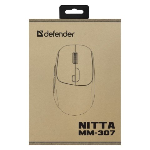 DEFENDER MYSZ NITTA MM-307 RF+BT OPTIC 1600dpi 6P BIAŁA