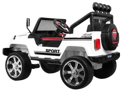 Autko terenowe Raptor Drifter Biały + Pilot + Napęd 4x4 + Schowek + Wolny Start + MP3 LED Autko terenowe Raptor Drifter Biały + Pilot + Napęd 4x4 + Schowek + Wolny Start + MP3 LED