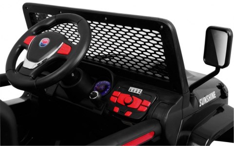 Autko terenowe Raptor Drifter Czarny + Pilot + Napęd 4x4 + Schowek + Wolny Start + MP3 LED Autko terenowe Raptor Drifter Czarny + Pilot + Napęd 4x4 + Schowek + Wolny Start + MP3 LED
