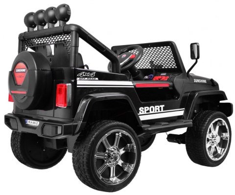 Autko terenowe Raptor Drifter Czarny + Pilot + Napęd 4x4 + Schowek + Wolny Start + MP3 LED Autko terenowe Raptor Drifter Czarny + Pilot + Napęd 4x4 + Schowek + Wolny Start + MP3 LED