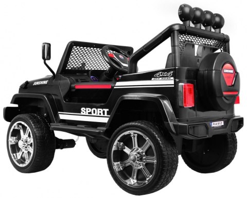 Autko terenowe Raptor Drifter Czarny + Pilot + Napęd 4x4 + Schowek + Wolny Start + MP3 LED Autko terenowe Raptor Drifter Czarny + Pilot + Napęd 4x4 + Schowek + Wolny Start + MP3 LED