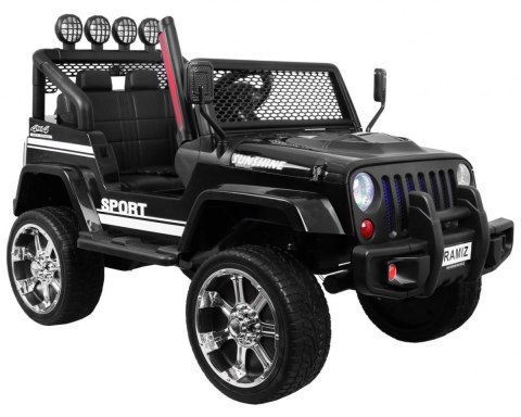 Autko terenowe Raptor Drifter Czarny + Pilot + Napęd 4x4 + Schowek + Wolny Start + MP3 LED Autko terenowe Raptor Drifter Czarny + Pilot + Napęd 4x4 + Schowek + Wolny Start + MP3 LED
