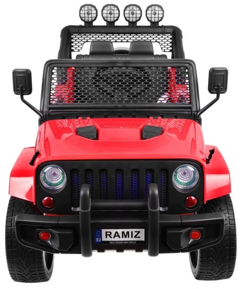 Autko terenowe Raptor Drifter Czerwony + Pilot + Napęd 4x4 + Schowek + Wolny Start + MP3 LED Autko terenowe Raptor Drifter Czerwony + Pilot + Napęd 4x4 + Schowek + Wolny Start + MP3 LED