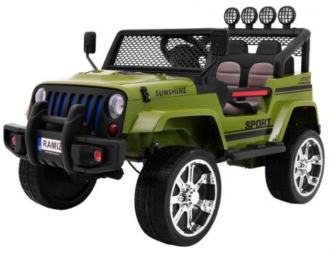Autko terenowe Raptor Drifter Zielony + Pilot + Napęd 4x4 + Schowek + Wolny Start + MP3 LED Autko terenowe Raptor Drifter Zielony + Pilot + Napęd 4x4 + Schowek + Wolny Start + MP3 LED