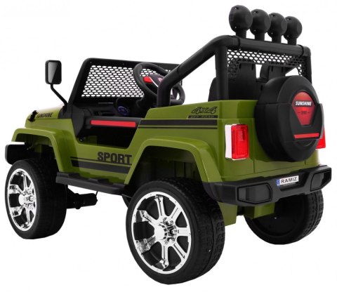 Autko terenowe Raptor Drifter Zielony + Pilot + Napęd 4x4 + Schowek + Wolny Start + MP3 LED Autko terenowe Raptor Drifter Zielony + Pilot + Napęd 4x4 + Schowek + Wolny Start + MP3 LED