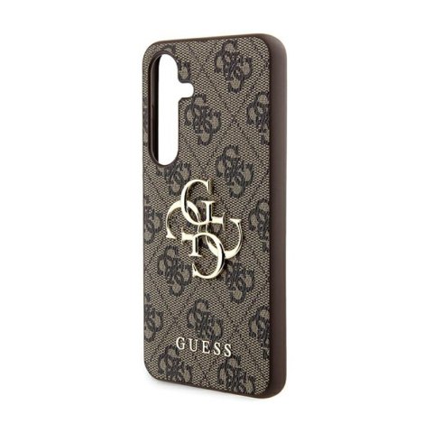 Guess 4G Big Metal Logo - Etui Samsung Galaxy A55 5G (brązowy) Guess 4G Big Metal Logo - Etui Samsung Galaxy A55 5G (brązowy)