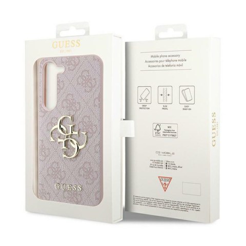Guess 4G Big Metal Logo - Etui Samsung Galaxy A55 5G (różowy) Guess 4G Big Metal Logo - Etui Samsung Galaxy A55 5G (różowy)