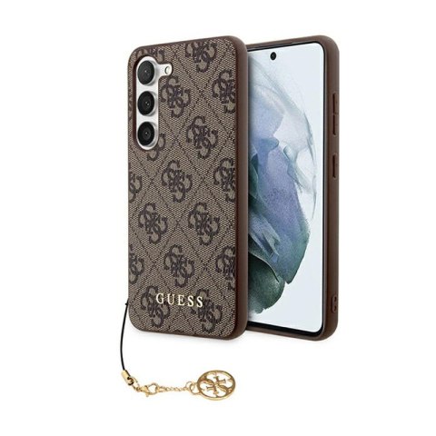 Guess 4G Charms Collection - Etui Samsung Galaxy S24+ (brązowy) Guess 4G Charms Collection - Etui Samsung Galaxy S24+ (brązowy)