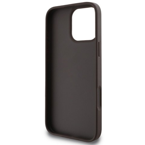 Guess 4G Classic - Etui iPhone 16 Pro Max (brązowy) Guess 4G Classic - Etui iPhone 16 Pro Max (brązowy)