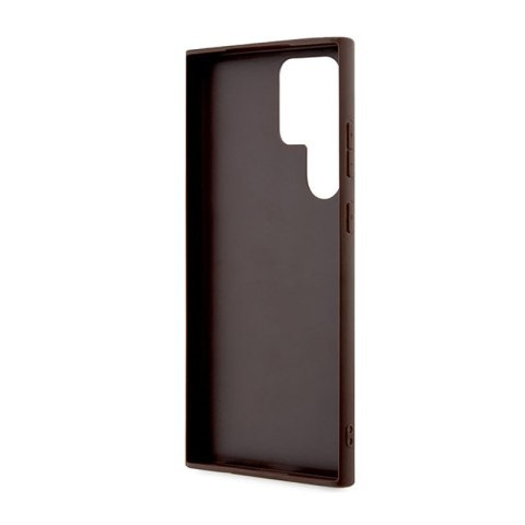 Guess 4G Printed Stripe - Etui Samsung Galaxy S23 Ultra (brązowy) Guess 4G Printed Stripe - Etui Samsung Galaxy S23 Ultra (brązowy)