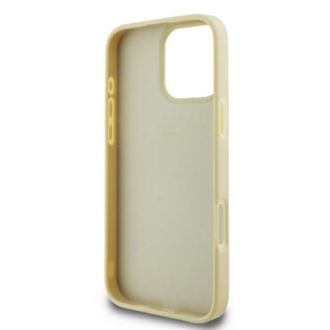 Guess Fixed Glitter Big 4G - Etui iPhone 16 Pro (złoty) Guess Fixed Glitter Big 4G - Etui iPhone 16 Pro (złoty)