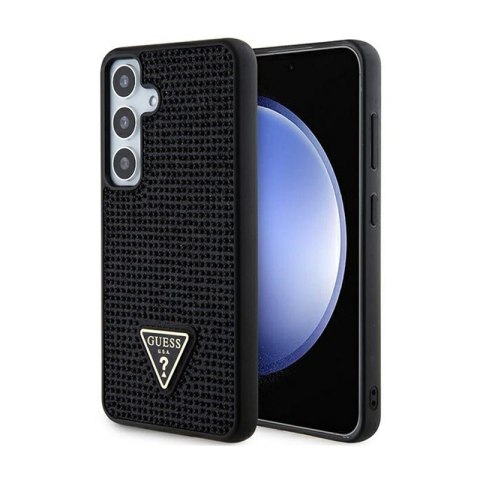 Guess Rhinestone Triangle - Etui Samsung Galaxy S24 (czarny) Guess Rhinestone Triangle - Etui Samsung Galaxy S24 (czarny)