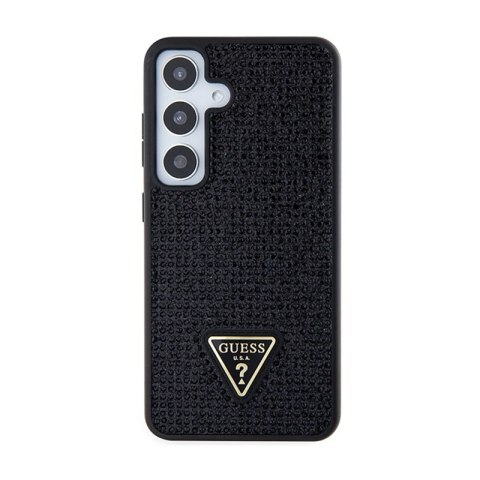 Guess Rhinestone Triangle - Etui Samsung Galaxy S24 (czarny) Guess Rhinestone Triangle - Etui Samsung Galaxy S24 (czarny)
