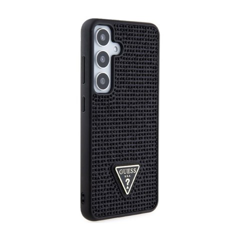 Guess Rhinestone Triangle - Etui Samsung Galaxy S24 (czarny) Guess Rhinestone Triangle - Etui Samsung Galaxy S24 (czarny)