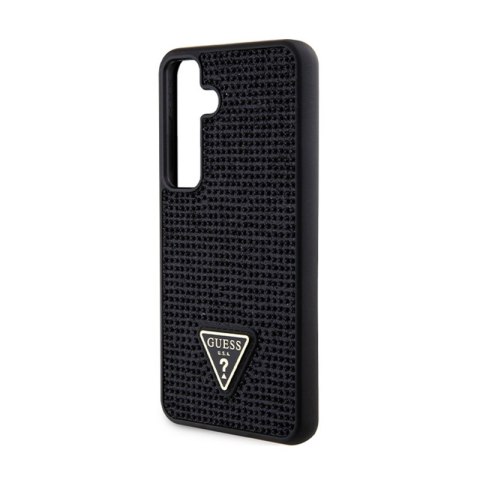 Guess Rhinestone Triangle - Etui Samsung Galaxy S24 (czarny) Guess Rhinestone Triangle - Etui Samsung Galaxy S24 (czarny)