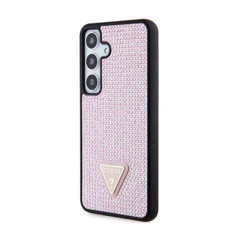 Guess Rhinestone Triangle - Etui Samsung Galaxy S24 (różowy) Guess Rhinestone Triangle - Etui Samsung Galaxy S24 (różowy)