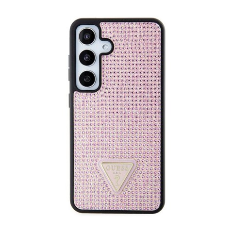 Guess Rhinestone Triangle - Etui Samsung Galaxy S24 (różowy) Guess Rhinestone Triangle - Etui Samsung Galaxy S24 (różowy)