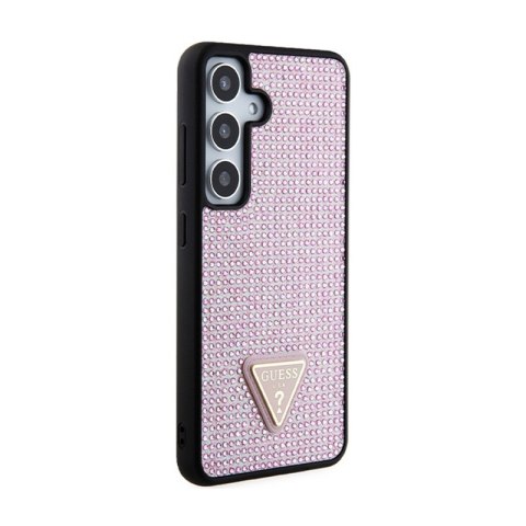 Guess Rhinestone Triangle - Etui Samsung Galaxy S24 (różowy) Guess Rhinestone Triangle - Etui Samsung Galaxy S24 (różowy)