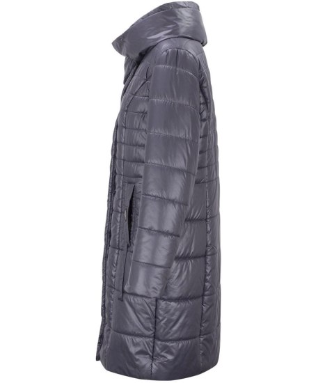 Długi elegancki pikowany płaszcz damski ocieplany AMELIA (Fioletowy) 38 Długi elegancki pikowany płaszcz damski ocieplany AMELIA (Fioletowy) 38