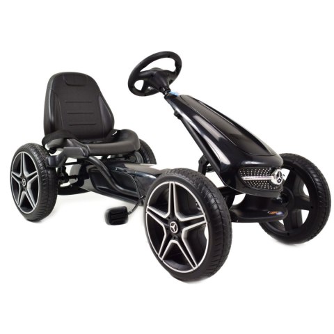 GOKART NA PEDAŁY LICENCJA MERCEDESA KOŁA EVA, MIĘKKIE SIEDZENIE Z LOGIEM MB JAKOŚĆ /XMX610 GOKART NA PEDAŁY LICENCJA MERCEDESA KOŁA EVA, MIĘKKIE SIEDZENIE Z LOGIEM MB JAKOŚĆ /XMX610