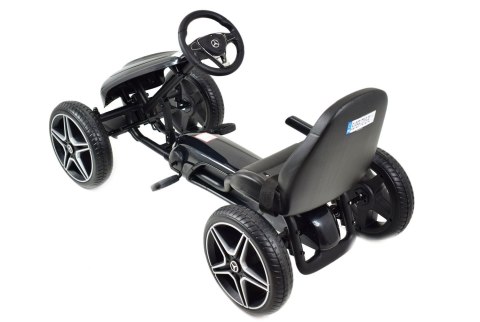 GOKART NA PEDAŁY LICENCJA MERCEDESA KOŁA EVA, MIĘKKIE SIEDZENIE Z LOGIEM MB JAKOŚĆ /XMX610 GOKART NA PEDAŁY LICENCJA MERCEDESA KOŁA EVA, MIĘKKIE SIEDZENIE Z LOGIEM MB JAKOŚĆ /XMX610