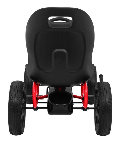 Gokart ABARTH na pedały dla dzieci Czarny + Koła EVA + Hamulec ręczny + Wolny bieg Gokart ABARTH na pedały dla dzieci Czarny + Koła EVA + Hamulec ręczny + Wolny bieg
