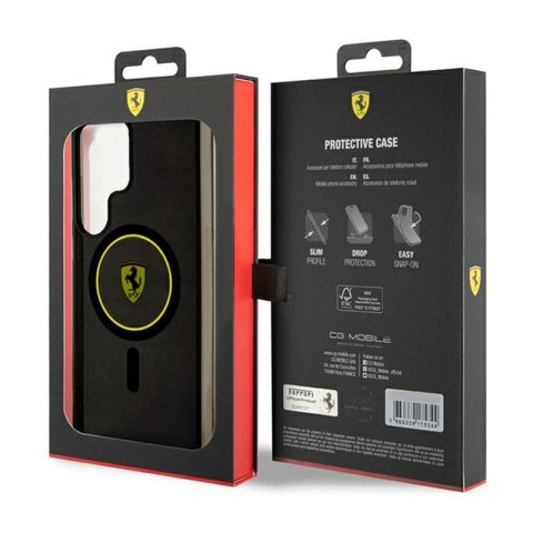 Ferrari IML Smoked Inner Circle Line MagSafe - Etui Samsung Galaxy S24 Ultra (czarny) Ferrari IML Smoked Inner Circle Line MagSafe - Etui Samsung Galaxy S24 Ultra (czarny)