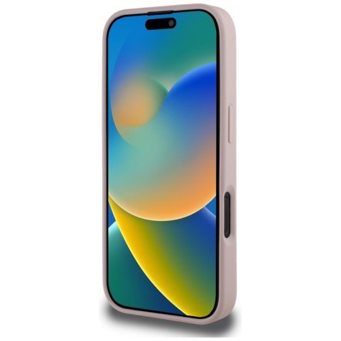Guess Grained Big 4G Logo Small Classic Logo - Etui do iPhone 16 Pro Max (różowy) Guess Grained Big 4G Logo Small Classic Logo - Etui do iPhone 16 Pro Max (różowy)