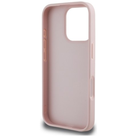 Guess Grained Big 4G Logo Small Classic Logo - Etui do iPhone 16 Pro Max (różowy) Guess Grained Big 4G Logo Small Classic Logo - Etui do iPhone 16 Pro Max (różowy)