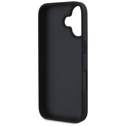 Guess Grained Big 4G Logo Small Classic Logo - Etui do iPhone 16 (czarny) Guess Grained Big 4G Logo Small Classic Logo - Etui do iPhone 16 (czarny)