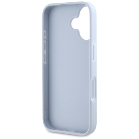 Guess Grained Big 4G Logo Small Classic Logo - Etui do iPhone 16 (niebieski) Guess Grained Big 4G Logo Small Classic Logo - Etui do iPhone 16 (niebieski)