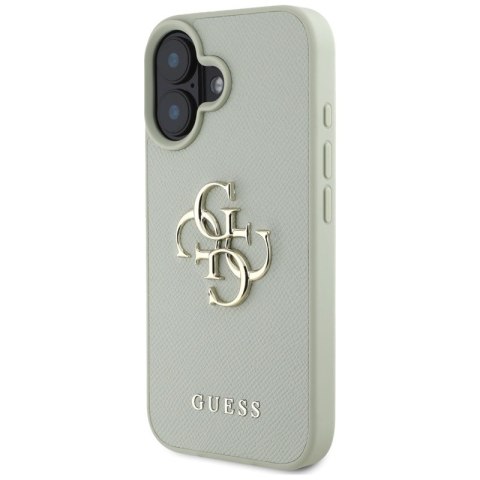 Guess Grained Big 4G Logo Small Classic Logo - Etui do iPhone 16 (zielony) Guess Grained Big 4G Logo Small Classic Logo - Etui do iPhone 16 (zielony)