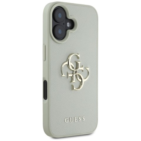 Guess Grained Big 4G Logo Small Classic Logo - Etui do iPhone 16 (zielony) Guess Grained Big 4G Logo Small Classic Logo - Etui do iPhone 16 (zielony)