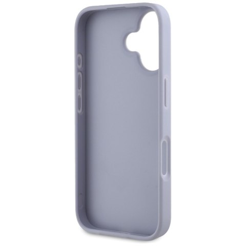 Guess Hot Stamp 4G Pattern Triangle Metal Logo - Etui do iPhone 16 (fioletowy) Guess Hot Stamp 4G Pattern Triangle Metal Logo - Etui do iPhone 16 (fioletowy)