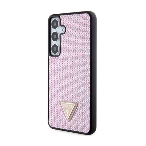 Guess Rhinestone Triangle - Etui Samsung Galaxy S24+ (różowy) Guess Rhinestone Triangle - Etui Samsung Galaxy S24+ (różowy)