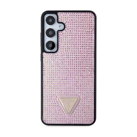 Guess Rhinestone Triangle - Etui Samsung Galaxy S24+ (różowy) Guess Rhinestone Triangle - Etui Samsung Galaxy S24+ (różowy)