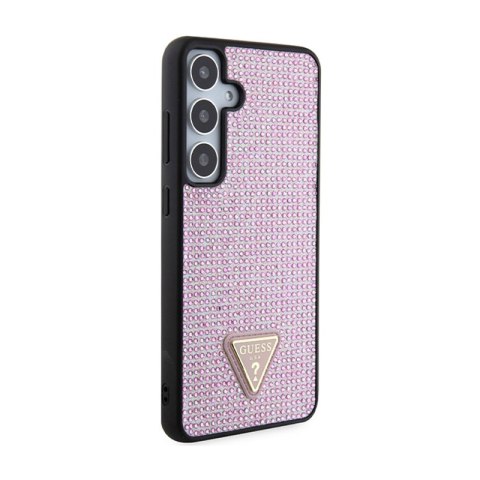 Guess Rhinestone Triangle - Etui Samsung Galaxy S24+ (różowy) Guess Rhinestone Triangle - Etui Samsung Galaxy S24+ (różowy)